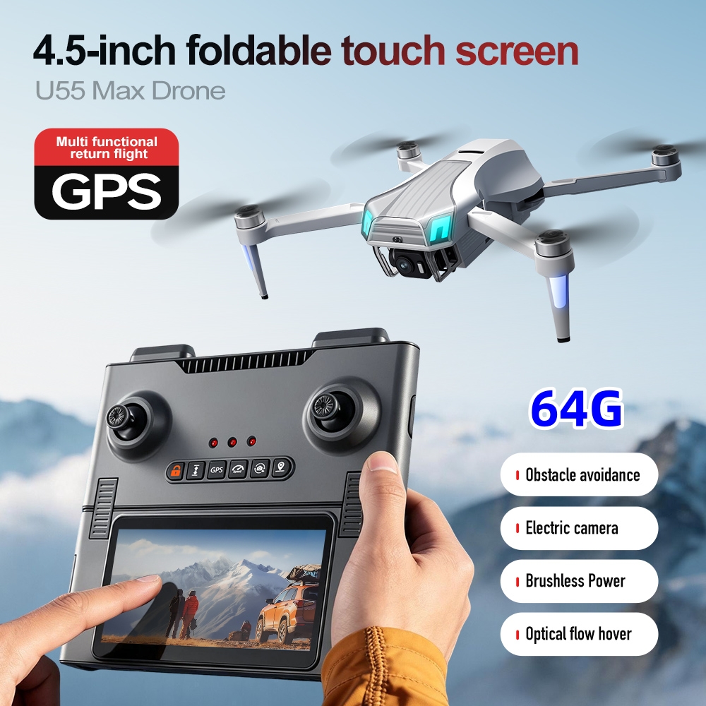 NCZOBOE U55 Drone Professional - đánh giá và giá Drone Gimbal 2 Axis